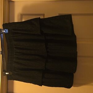 Two tiered eyelet skirt